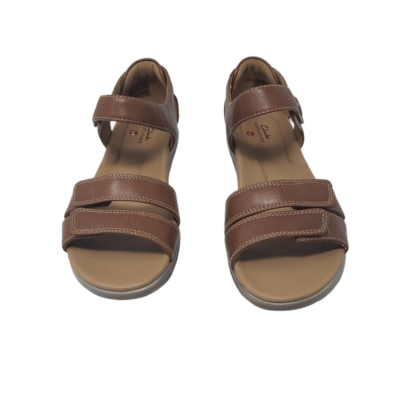 CLARKS Unstructured Kylyn Strap Tan Leather New Sz‎ 6.5 - Picture 5 of 5